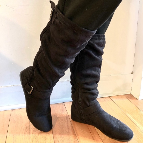 report slouch boots